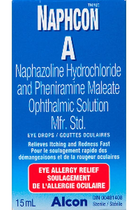 Naphcon-A Allergy Relief Eye Drops (15 ml)