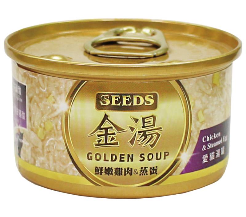 金湯愛貓湯罐(鮮嫩雞肉+蒸蛋)80g/4719865828815