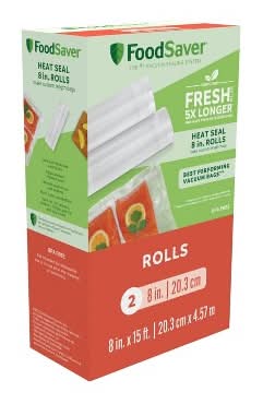 FoodSaver Vacuum Seal Roll, 8 in x 15 ft (2 ct)
