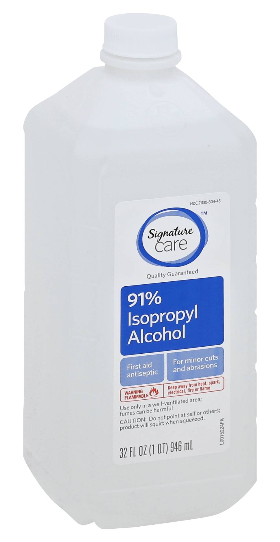Signature Care 91% Isopropyl Alcohol (2.09 lbs)