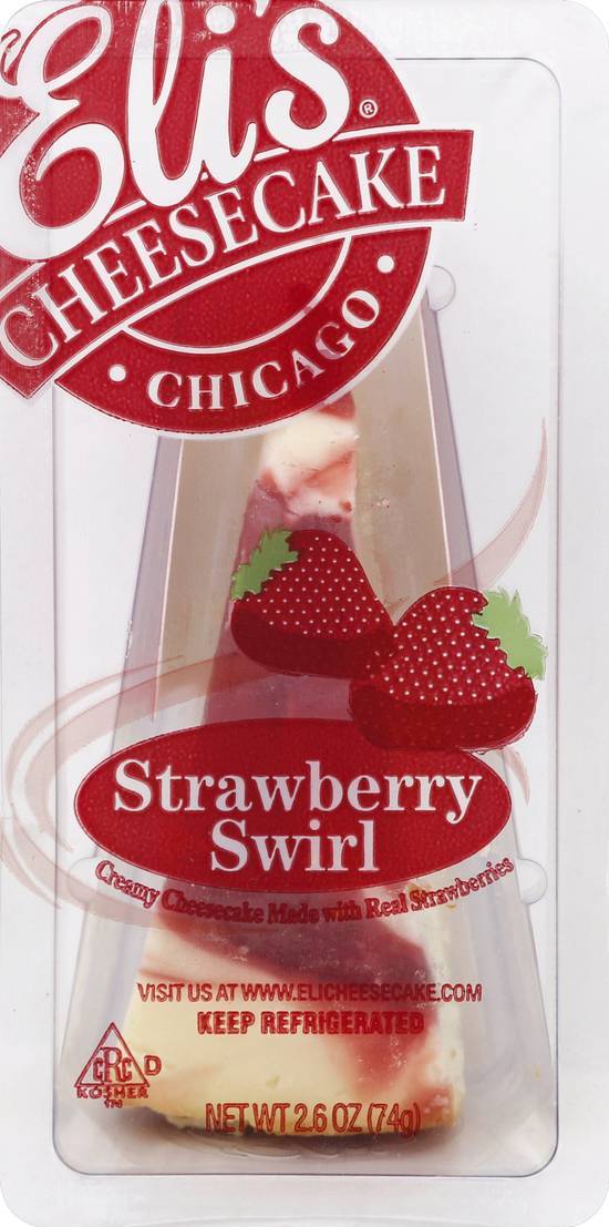Eli's Strawberry Swirl Cheesecake