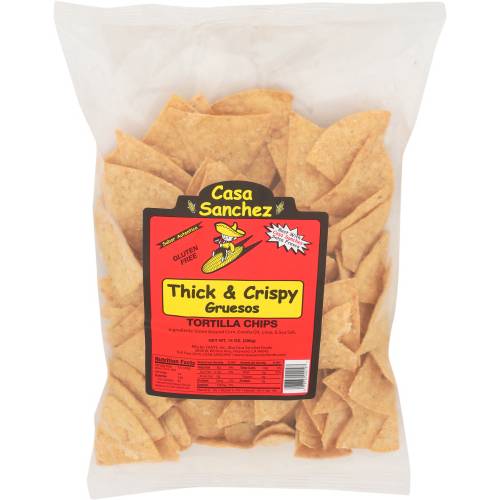 Casa Sanchez Tortilla Chips Thick & Crispy