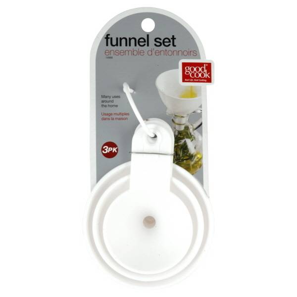 Good Cook Plastic Funnel Set