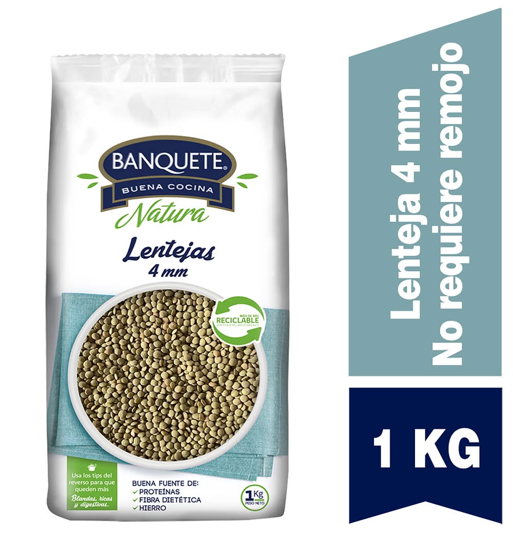 Banquete · Natura lentejas - 4 mm (1 kg)