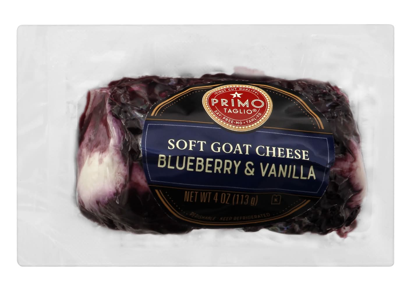 Primo Taglio Soft Blueberry & Vanilla Goat Cheese (4 oz)