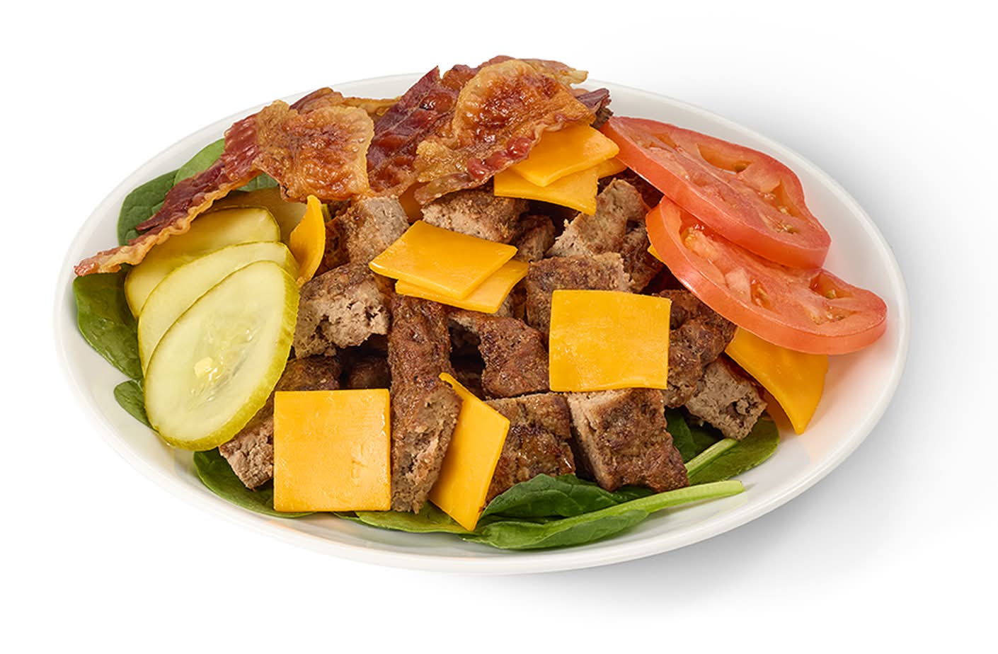 No-Bun Double Burger