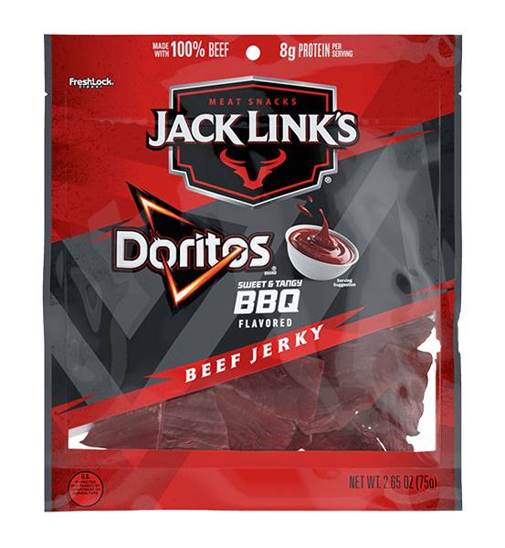 Jack Link's Doritos Sweet & Tangy BBQ Flavored Beef Jerky 2.65oz