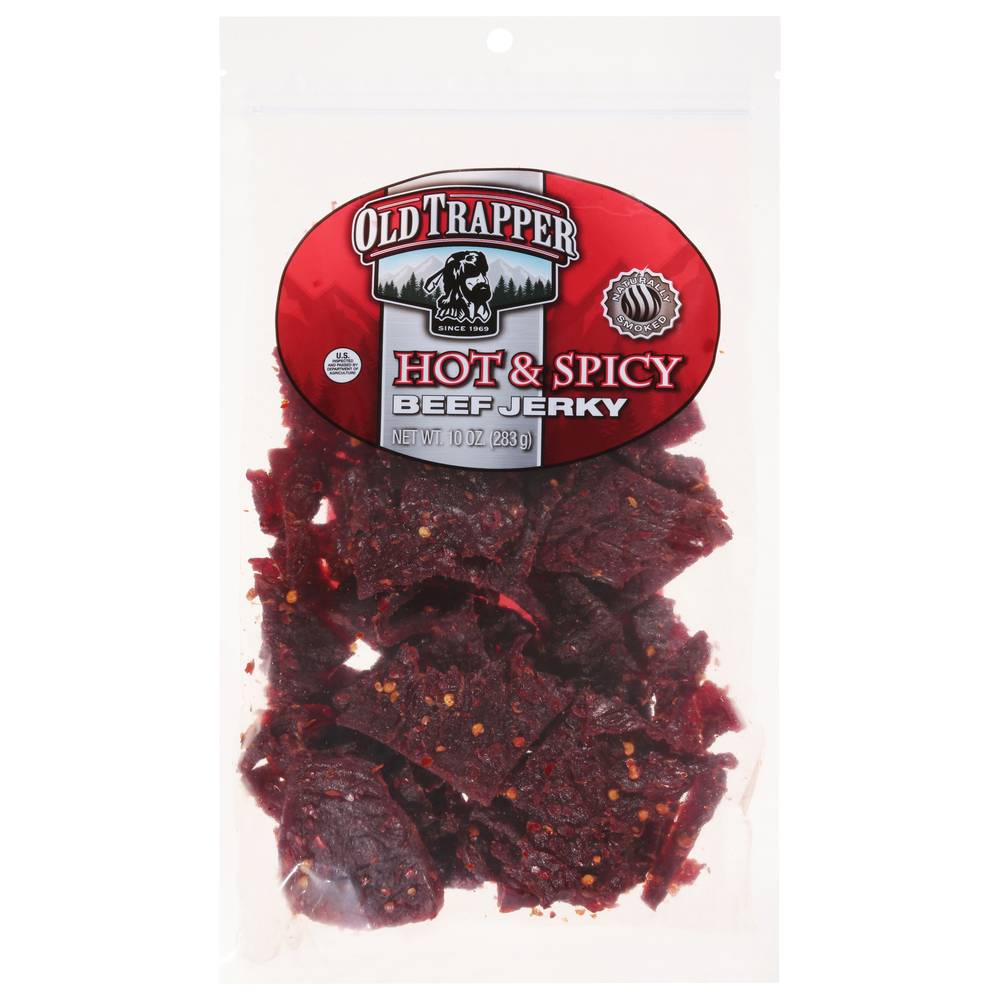 Old Trapper Beef Jerky Hot and Spicy (10 oz)