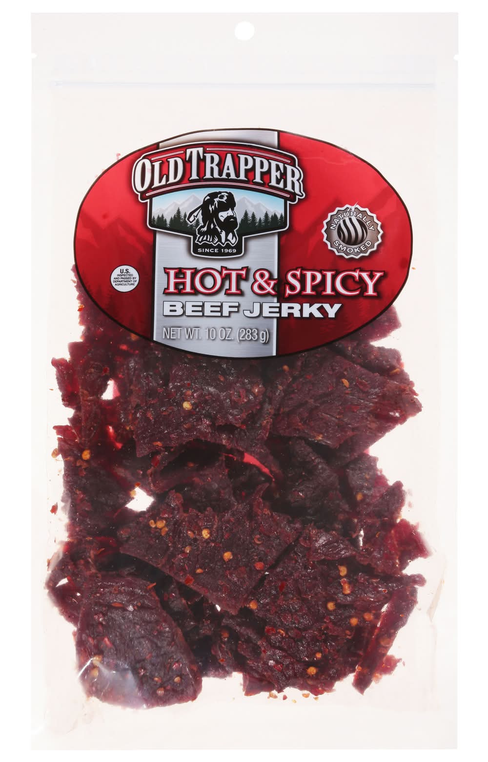 Old Trapper Hot & Spicy Beef Jerky (10 oz)