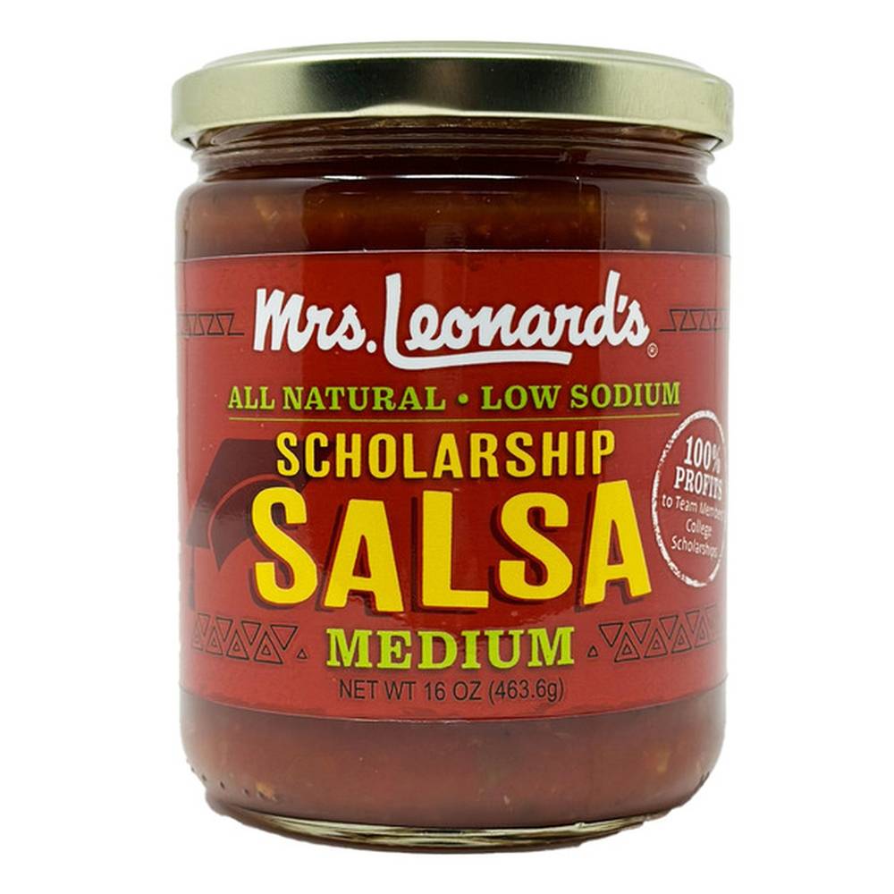 Mrs. Leonard's All Natural Low Sodium Medium Salsa (16 oz)