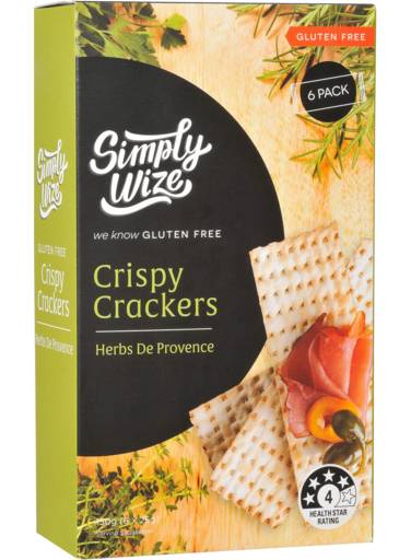 Simply Wize Crispy Herbs Crackers (150g)