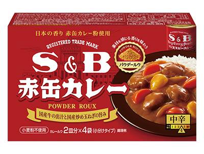 Ｓ＆Ｂ 赤缶 カレーパウダールウ 中辛 (152g)