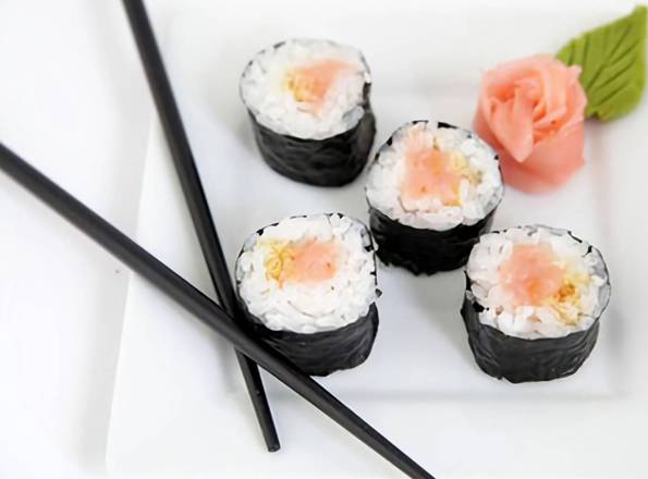 Salmon Tempura Maki Cooked