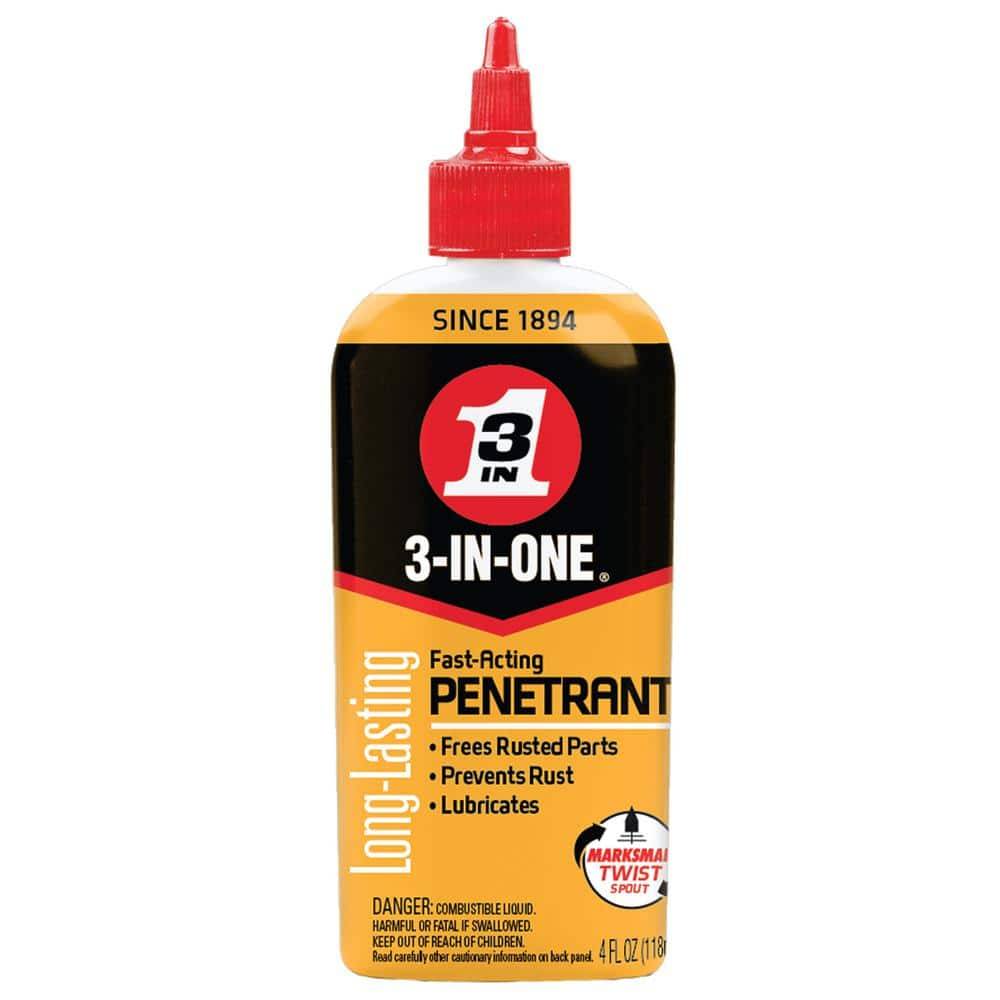 3-In-One 4 Oz. Fast-Acting Penetrant Drip Oil