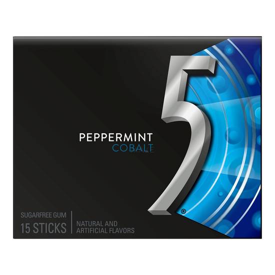 5 Peppermint Cobalt Gum 15ct