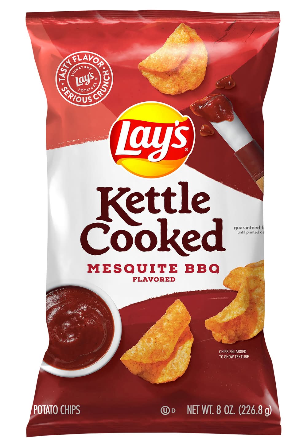 Lay's Kettle Cooked Potato Chips, Mesquite Bbq (8 oz)