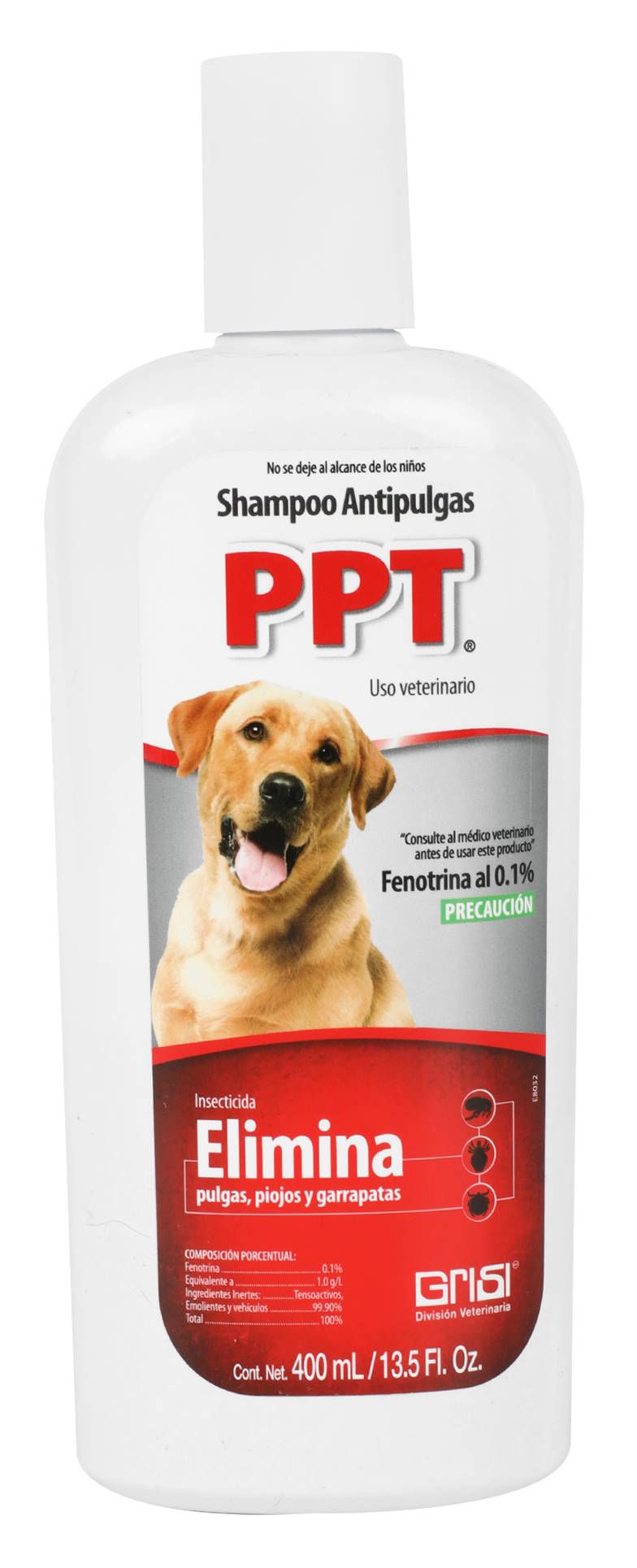 Grisi Pet Care · Shampoo ppt antipulgas (400 ml)
