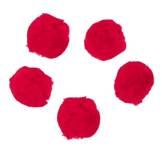 Creatology Pom Poms, Red (20 ct)