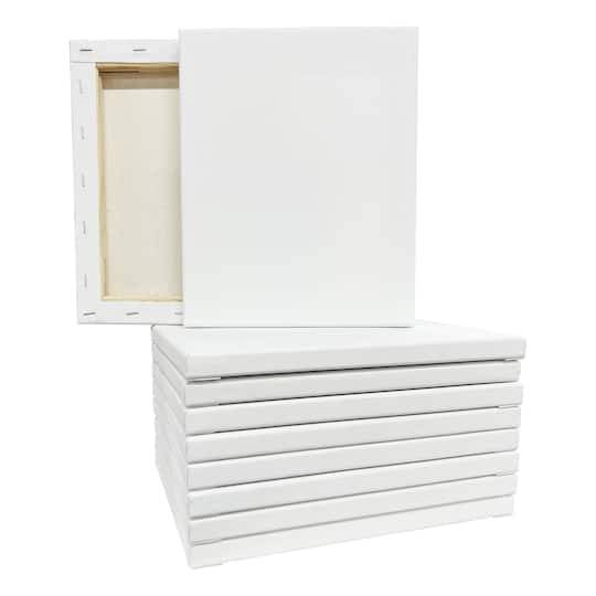 Artist's Loft Super Value Canvas, White (10 pack)