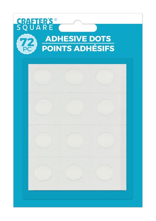 Crafters Square Adhesive Dots (72 ct)