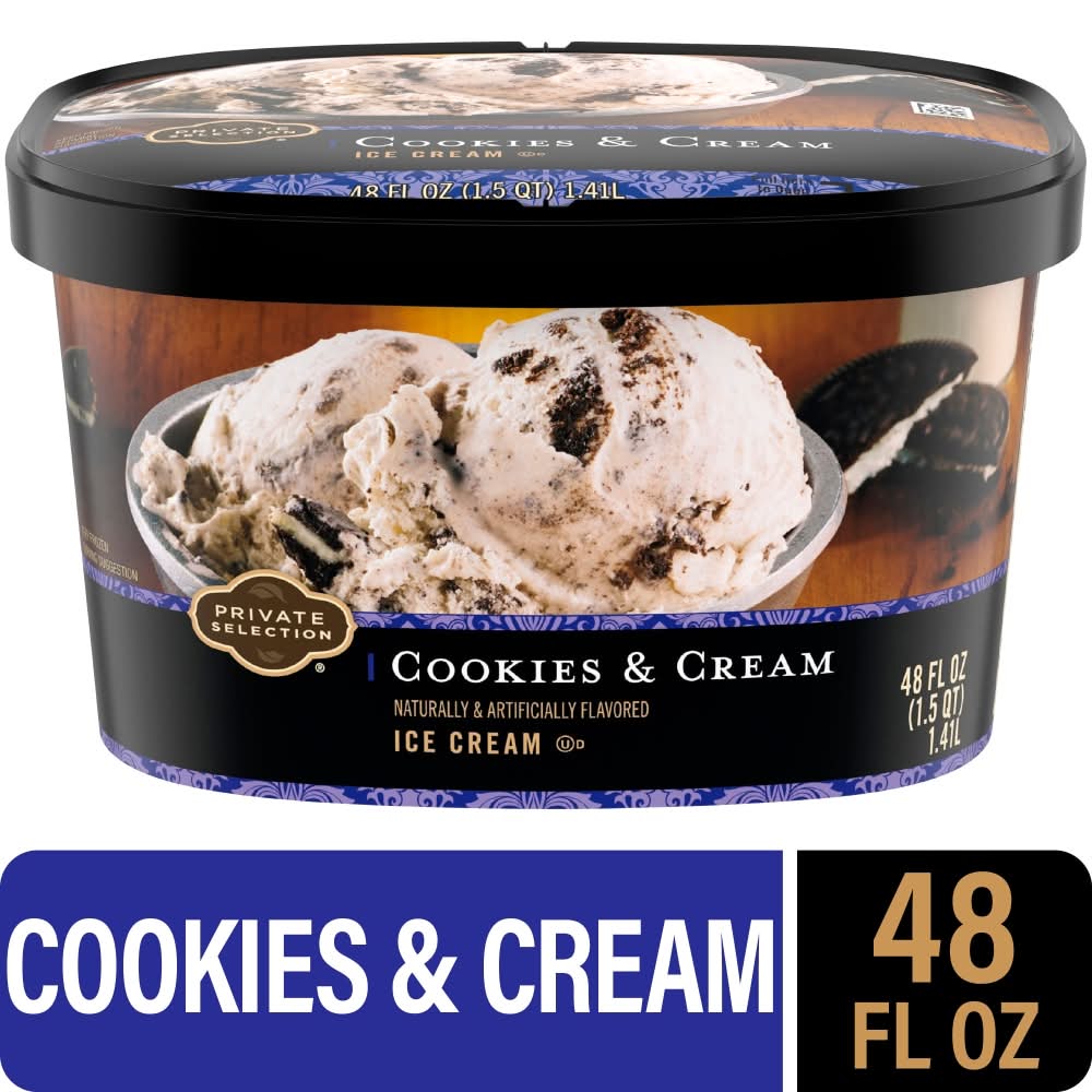 Private Selection® Cookies & Cream Ice Cream Tub