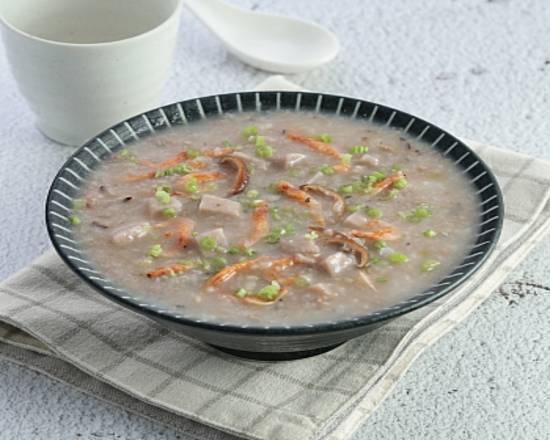 台式芋頭鹹粥 Taiwanese Salty Congee with Taro