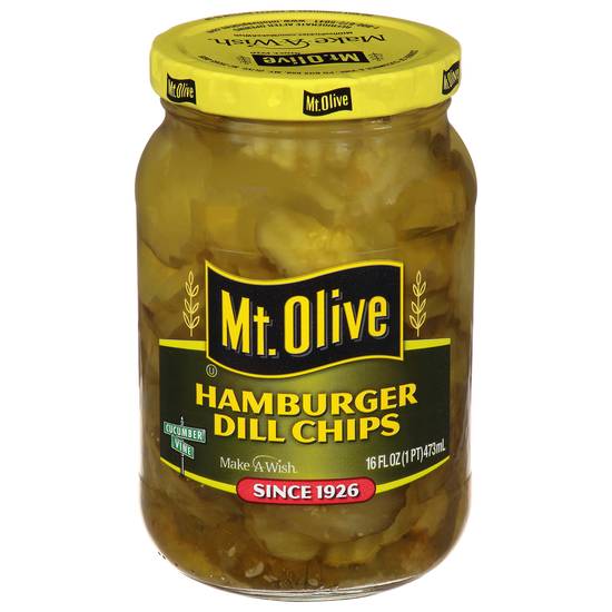 Mt. Olive Hamburger Dill Chips Pickles