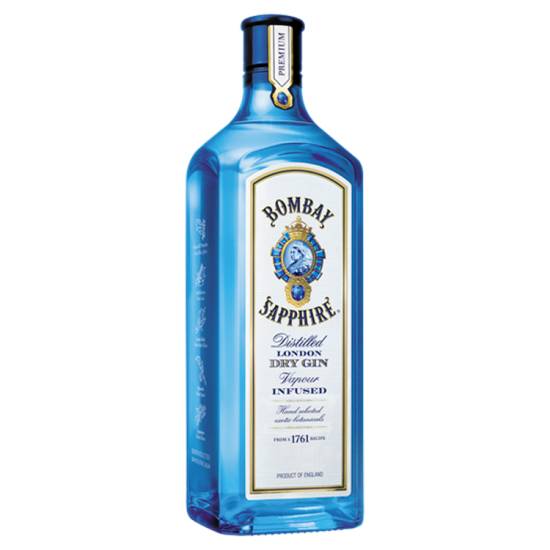 Bombay Sapphire Distilled London Dry Gin (700 ml)
