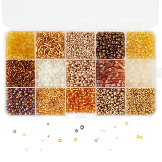 Bead Landing Champagne Mix Glass Seed Beads