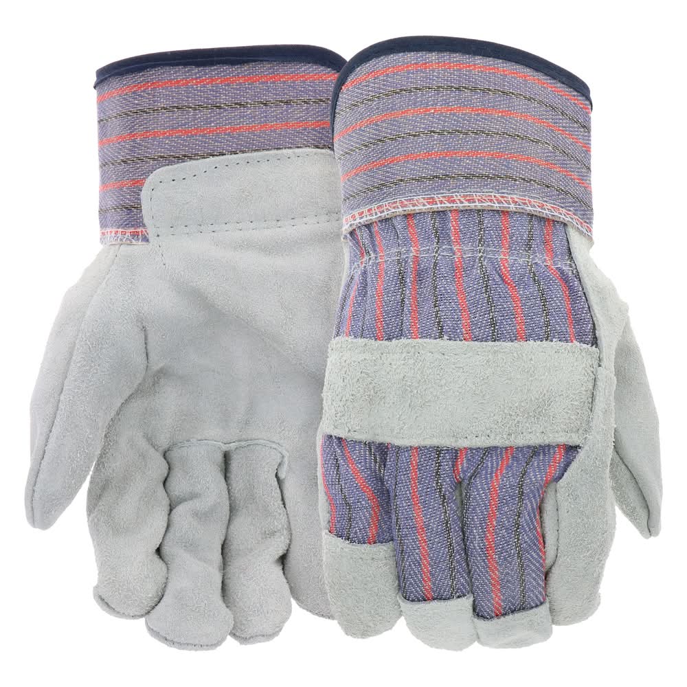 Project Source Large Leather Construction Gloves 1 -Pairs | LW71053-L