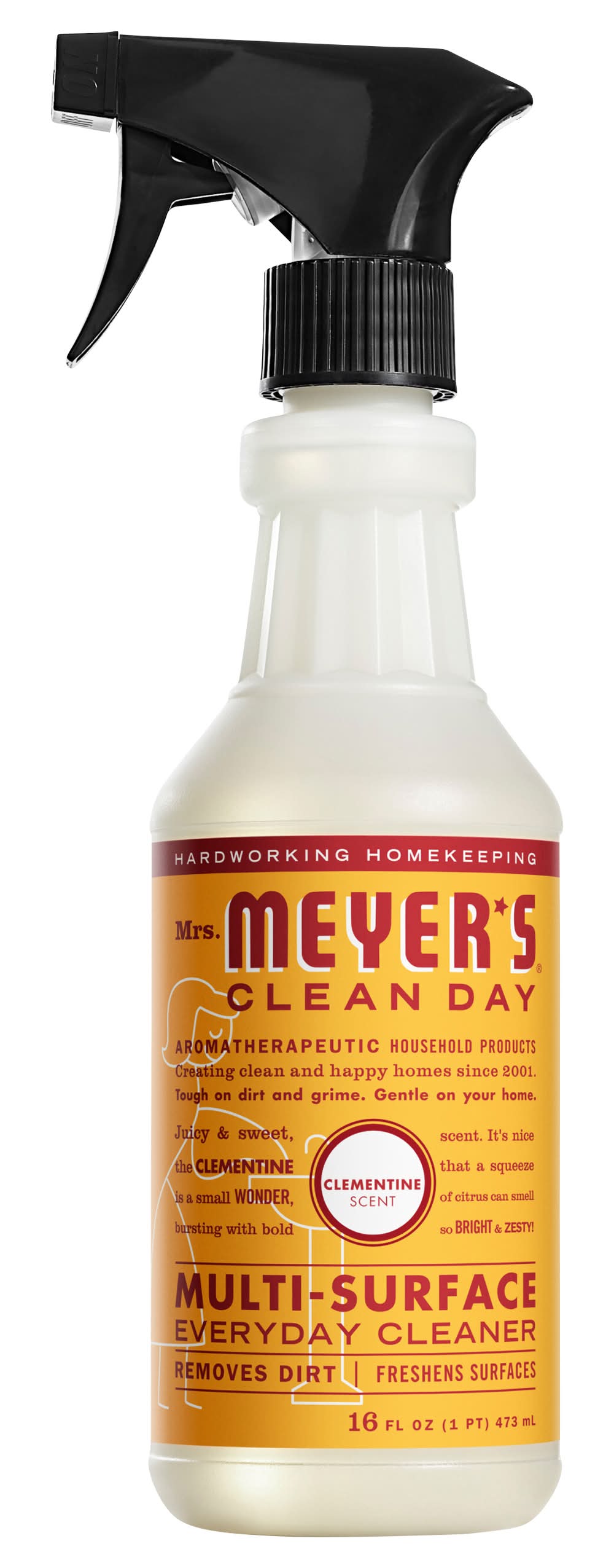 Mrs. Meyer’s Clean Day Multi-Surface Everyday Cleaner, Clementine (16 fl oz)