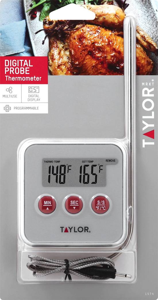 Taylor Digital Probe Meat Thermometer at