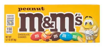 M&M's® Peanut Chocolate Candies 3.1oz Peanut