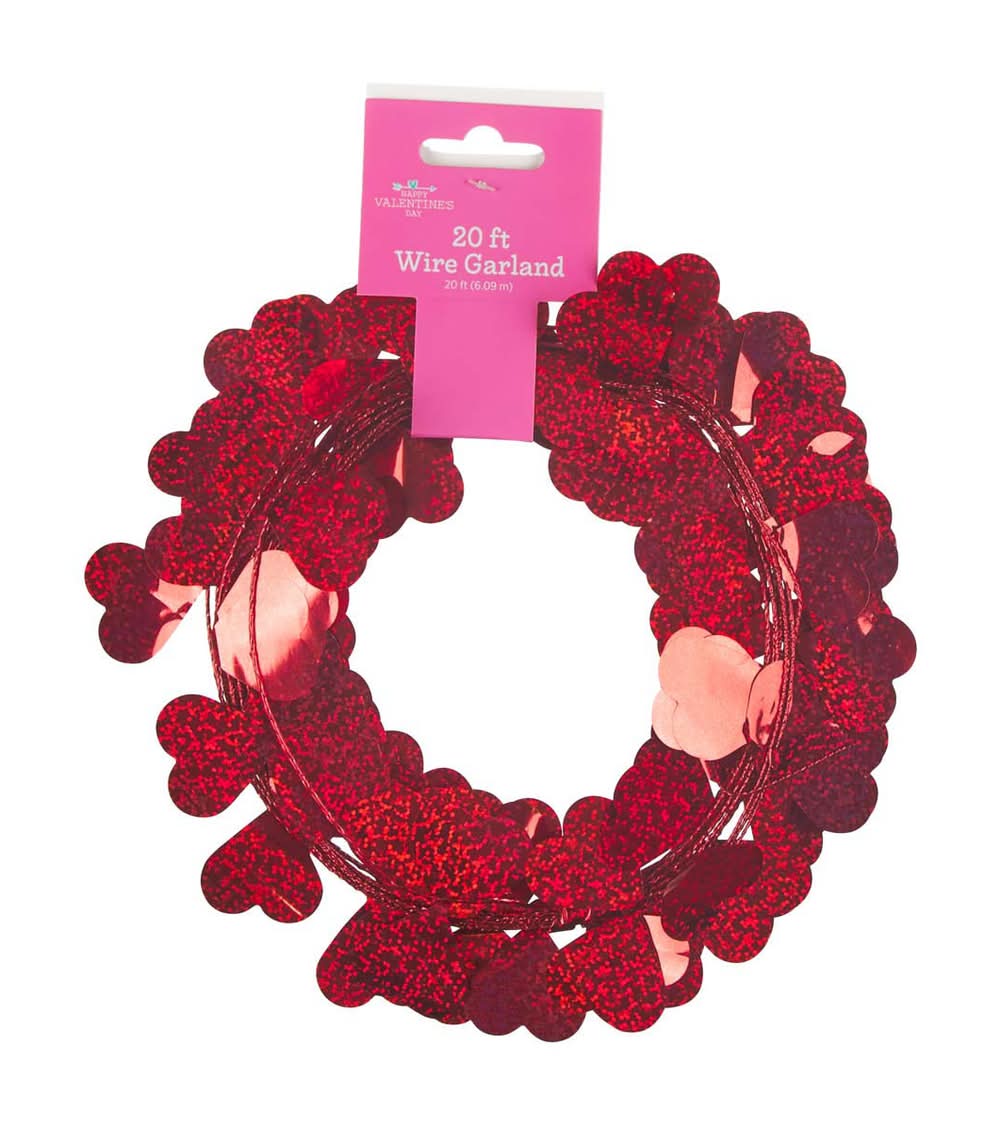 Happy Valentine'S Day Wire Garland 20 Ft
