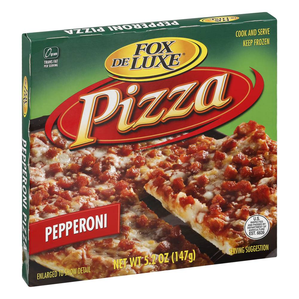 Fox De Luxe Pepperoni Pizza (5 x 1.04 oz)