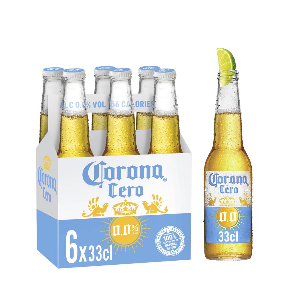 Corona - Bière 0.0 % alcool (6 pièces, 330 ml)