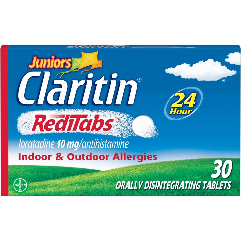 Claritin Juniors 24Hr Allergy Relief Reditabs, 30 Ct