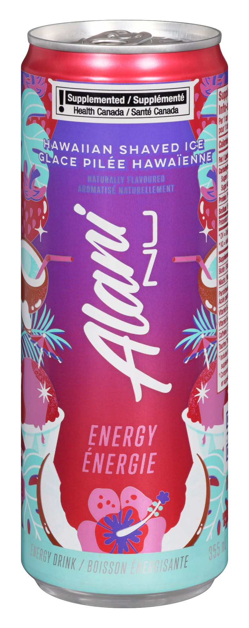 Alani Nu Energy Drink, Hawaiian Shaved Ice (355 ml)