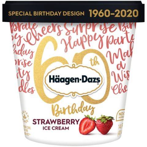 Haagen Dazs Strawberry 14oz