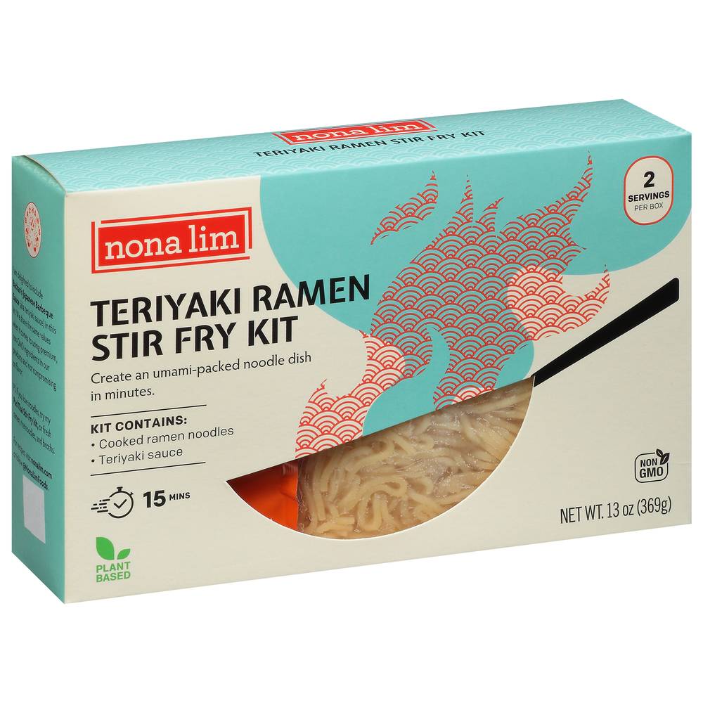 Nona Lim Teriyaki Ramen Stir Fry Kit Box (13 oz)