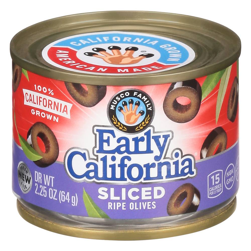 Early California Sliced Ripe Olives