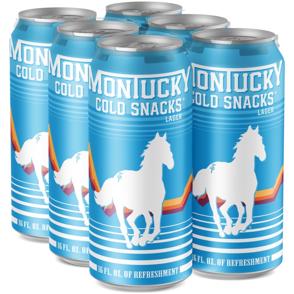 Montucky Cold Snacks Lager Beer (6 x 16 fl oz)