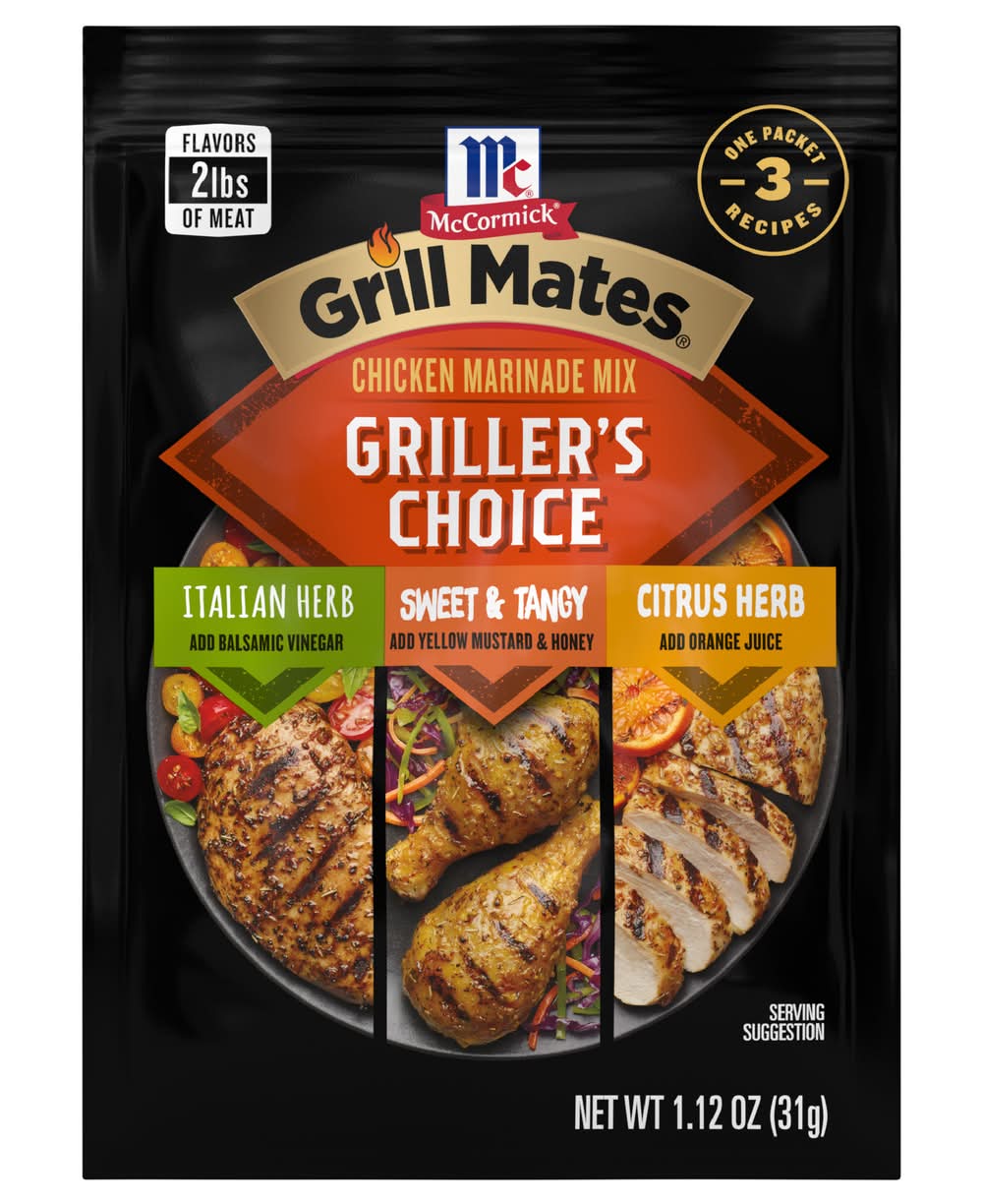 McCormick Grill Mates Griller's Choice Chicken Marinade Mix (1.12 oz)