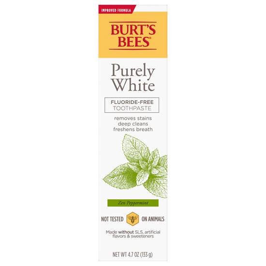 Burt's Bees Purely White Fluoride-Free Toothpaste