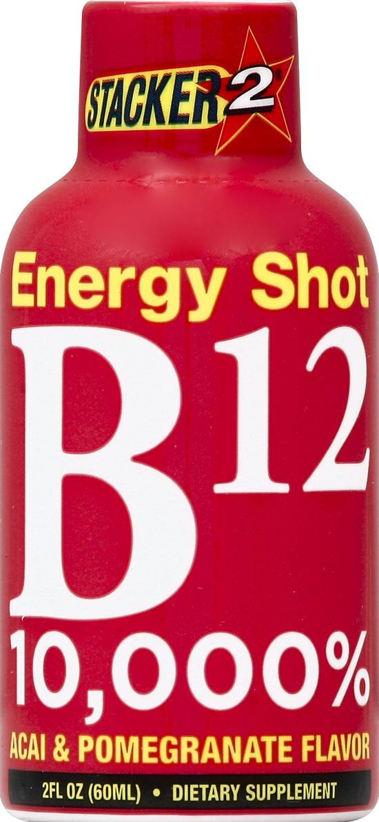 Stacker 2 Acai & Pomegranate Energy Shot B12
