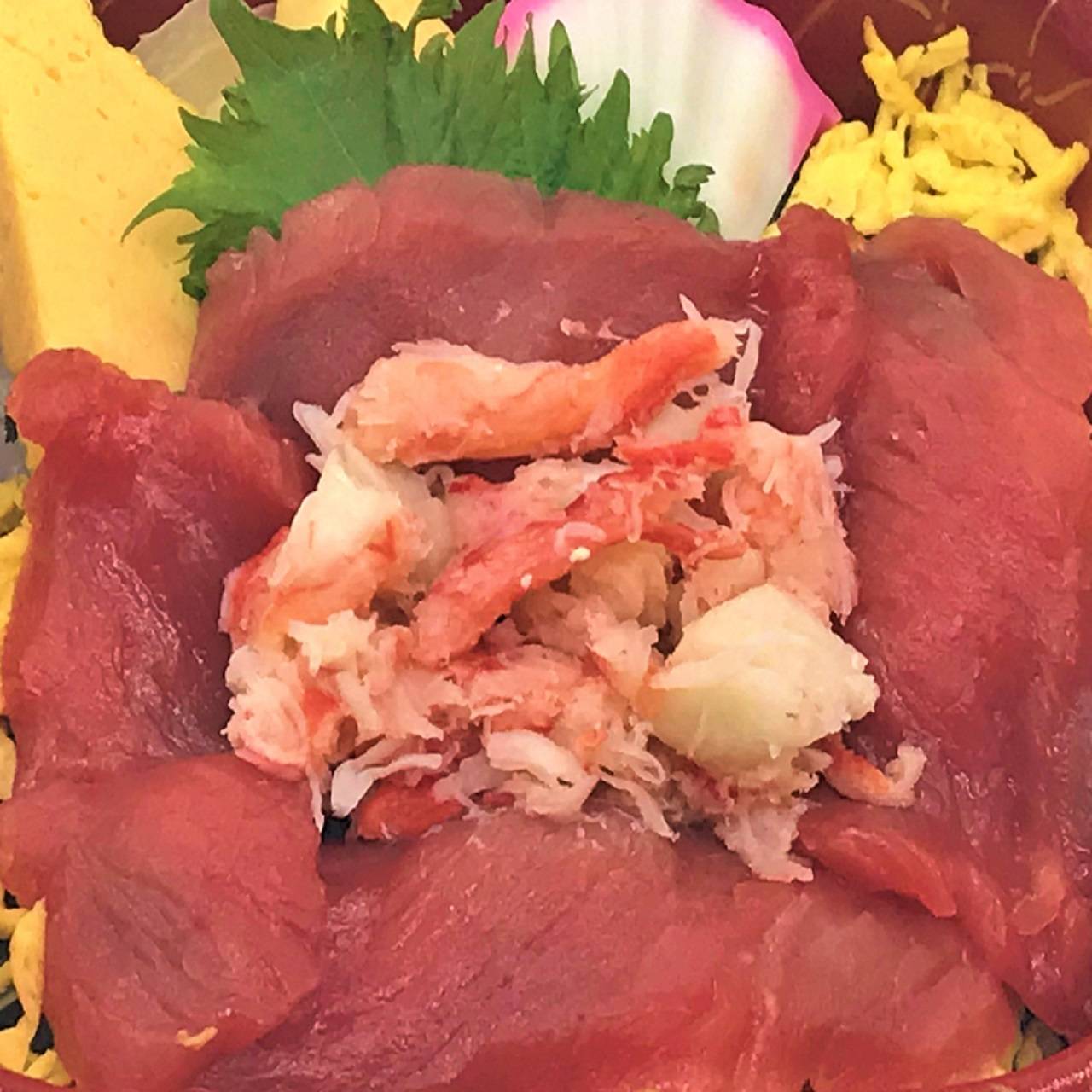 生本鮪・蟹丼