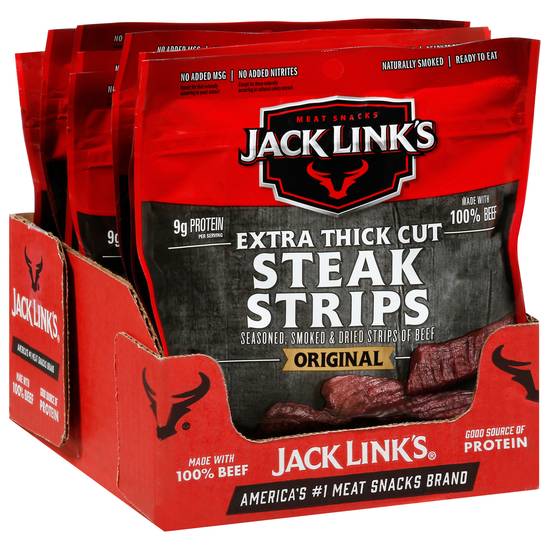 Jack Link's Extra Thick Cut Original Beef Steak Strips