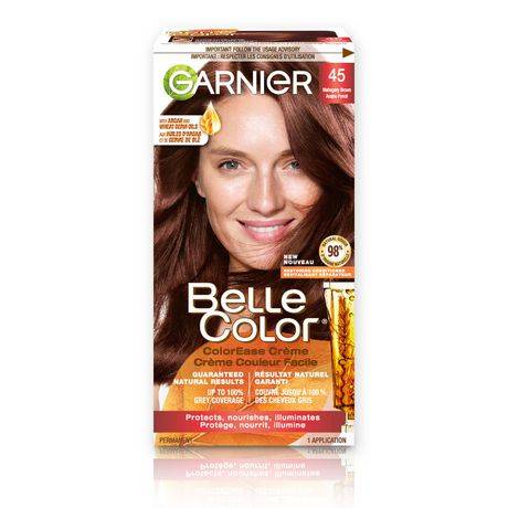 Garnier Belle Color Creme Permanent Hair, Mahogany Brown 45 (400 g)