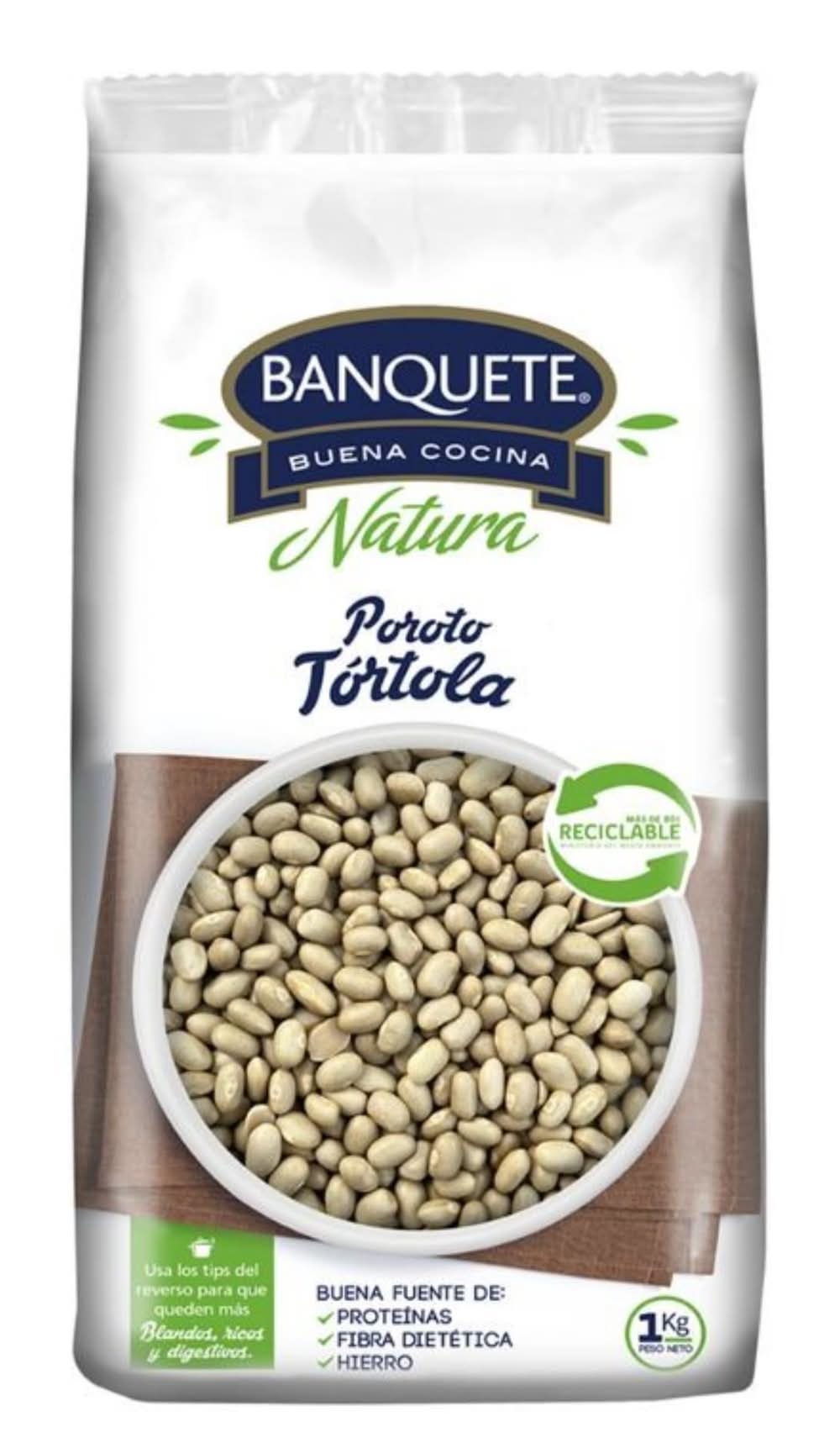 Banquete · Natura porotos tórtola (1 kg)