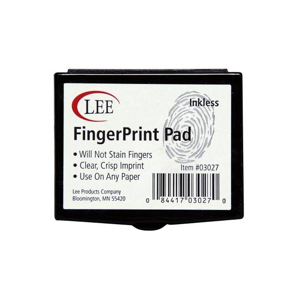 Lee Fingerprint Black Ink Pad
